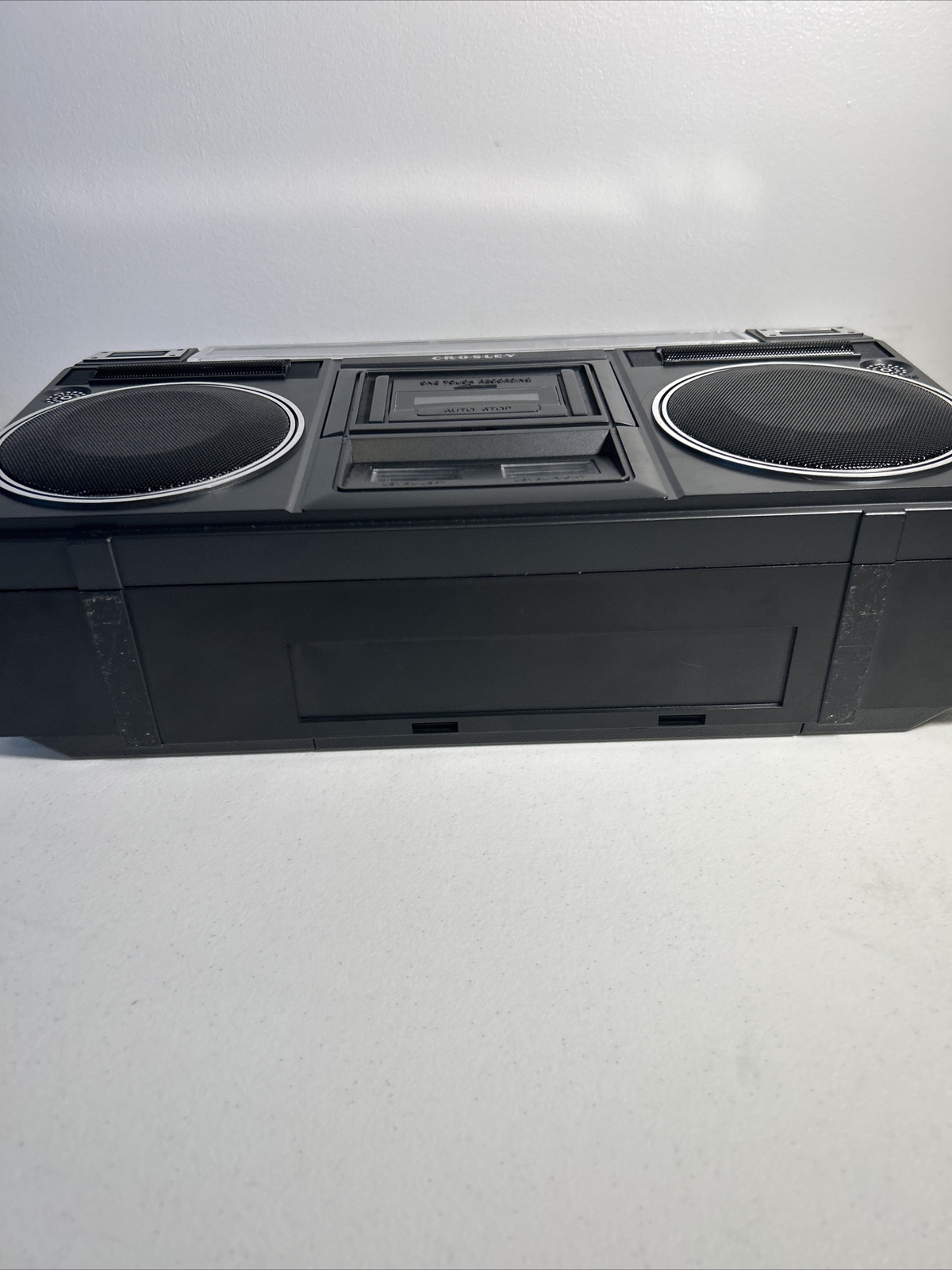 Crosley CT201A-BK Retro Bluetooth Boombox Cassette Player with AM/FM Radio