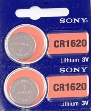 CR 1620 MURATA / SONY LITHIUM BATTERIES (2 piece) 3V Watch Authorized US Seller 