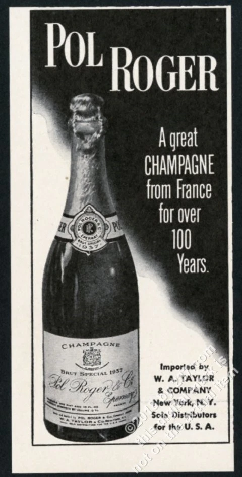 Пару постеров старой рекламы алкоголя. Шампанское Pol Roger Пару постеров старой рекламы алкоголя. Шампанское Pol Roger История,Алкоголь,Вино,Реклама