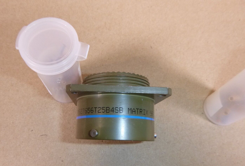 Circular MIL Spec Connector 56P Sz25 Wall Mount Receptacle Socket MS27656T25B4SB - Picture 4 of 4