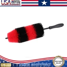 17" Car Wheel Brush Rims Tire Seat Engine Wash Cleaning Kit Auto Detailing Tool