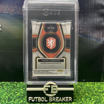 2022-23 Panini Select FIFA - Signatures Gold Prizm #S-JZE Joshua 