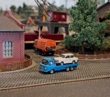 Barkas B1000, Bergefahrzeug, DDR Auto, Spur N, 1:160, Unbemalt, Neu PKW