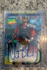 2014 Topps Finest - Rookie Autographs Christian Bethancourt #RA-CB (AU, RC)