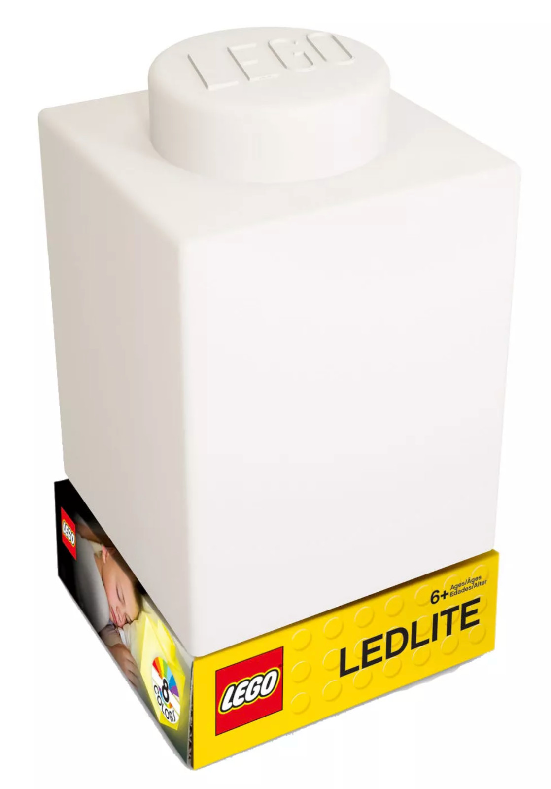 Veilleuse silicone LEGO 5007233 lampe nuit LED piles incluses luminaire enfant