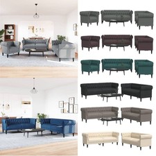 Sofagarnitur Loungesofa Polstersofa Sofa Couch Wohnzimmersofa Stoff vidaXL
