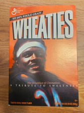 Wheaties Walter Payton Cereal Box unopened