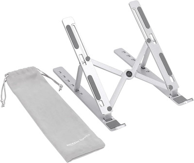 Amazon Basics Faltbarer Laptopständer, 6-Stufig Verstellbar, Leichtes Tragbares