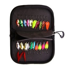20pcs Fishing Spoons Lures Metal Lures Baits Set for Trout Bass Casting Spinner