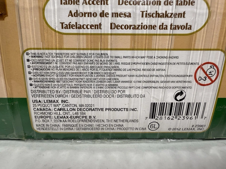 Trineo para perros colección Lemax Village con detalles de mesa de regalos 2012 Navidad C26 Foto 4 de 4