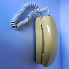 Southwestern Bell Freedom Phone Beige Trimline Corded Telephone, Wall Mountable