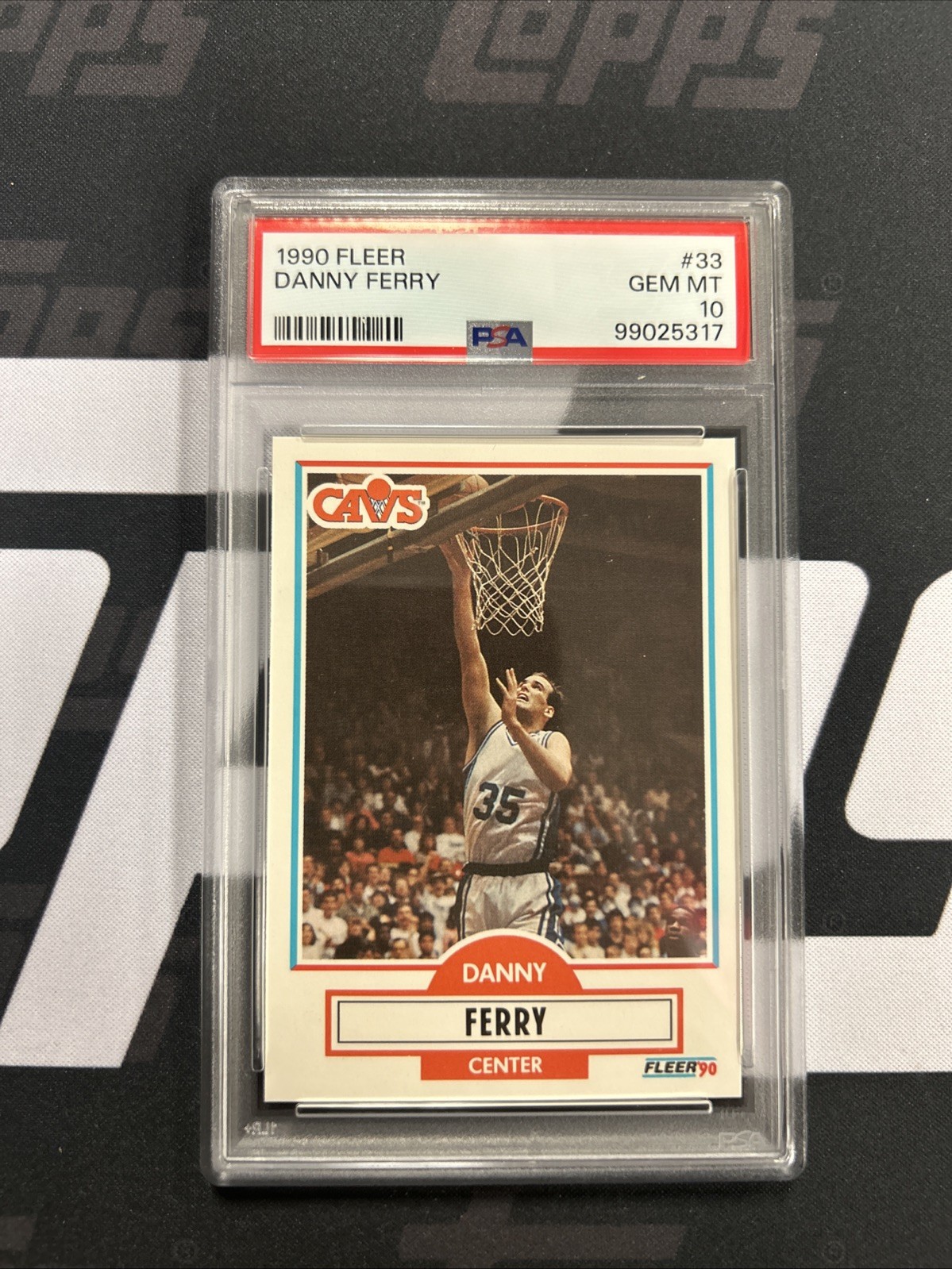 1990-91 Fleer Basketball Danny Ferry Rookie #33 PSA 10