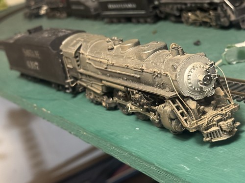 Rivarossi HO Santa Fe 4-6-4 Lok & Tender 4197 läuft super | Zustand: Used
