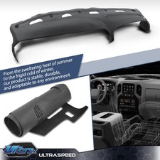 Fits 98-2002 Dodge Ram 1500 2500 3500 Soft Tpe Dash Cover Dashboard Overlay Gray
