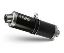 Escape Storm by Mivv Silenciador Gp Nero Acero para Suzuki Gsx-r 600 2008 > 2010