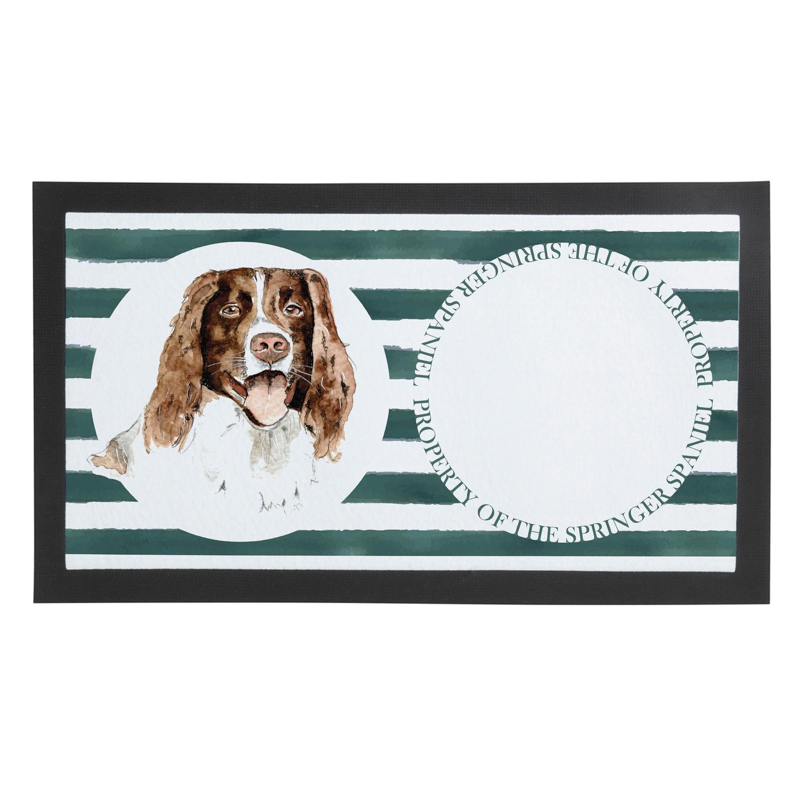 Springer Spaniel Pet Bowl Mat - Anti-Slip Dog Feeding Mat Gift for Dog Owners