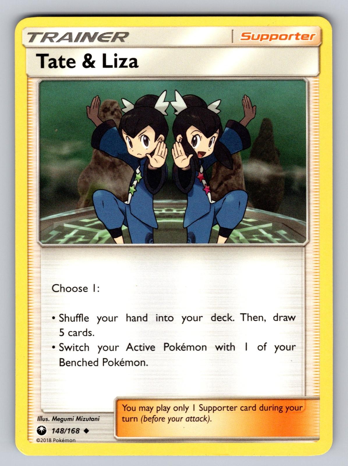 Tate & Liza 148/168 Uncommon Celestial Storm Pokemon Lightly Played