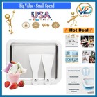 White Rolled Ice Cream Maker 5 Ounce Compact Frozen Dessert Machine