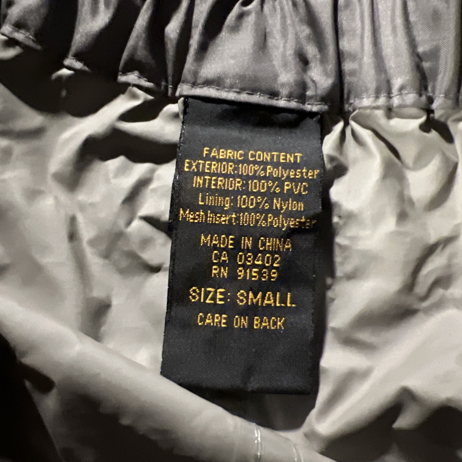 Harley Davidson Rain Gear 2 Piece Jacket Pants Small Grey Orange Hi-Vis *READ*