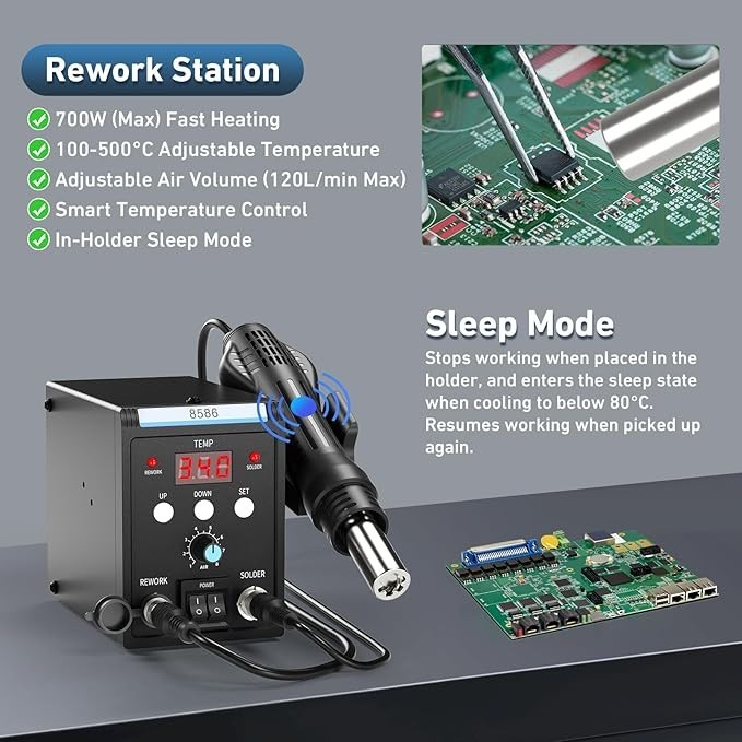 Station de soudage pour éviter la surchauffe des composants électroniques sensibles - 4