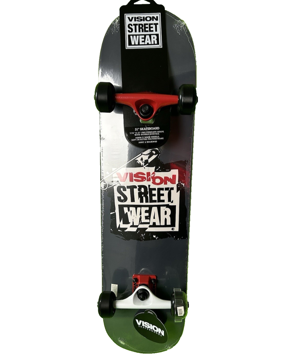 Brand NEW Vision Street Wear Skateboard Pinned 31” Pro Concave