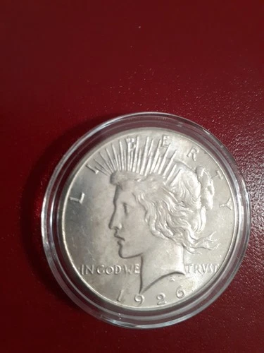 ONE 1926-S Peace Silver Dollar GEM CHOICE BU Bright Frosty Luster Nice Coin