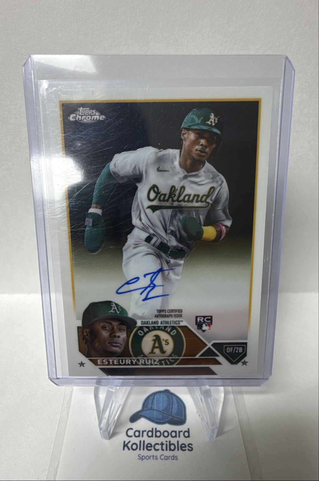 2023 Topps Chrome - Rookie Autographs Esteury Ruiz #RA-ERU (AU, RC)