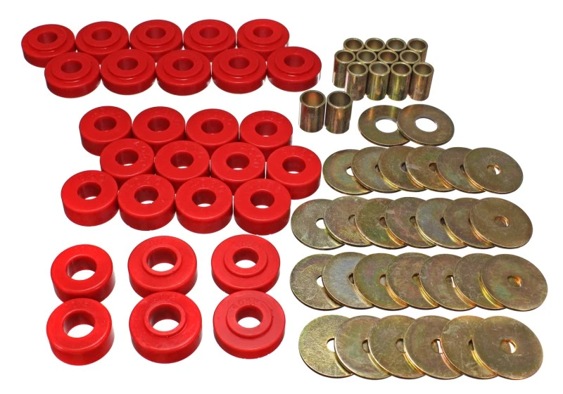 Energy Suspension 65-67 Chevy Malibu/Chevelle/El Camino Body Mount Set * Red - Image 3 of 4