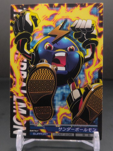 Thunderballmon #2-025/081 Digimon Jintrix Card Carddass BANDAI 2011 Japan Toei - Picture 3 of 12