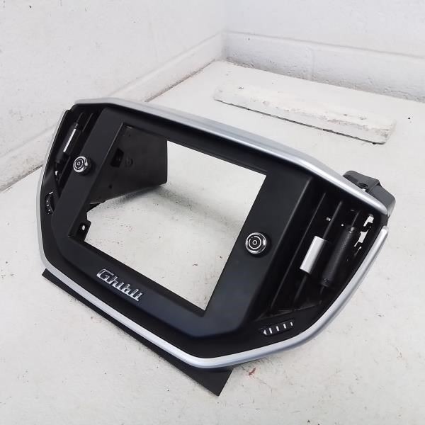 2016 MASERATI GHIBLI Display Dash Bezel With Dual Air Vents Black aluminum OEM