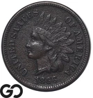 1866 Indian Head Cent Penny *Key Date* Choice AU++/Unc