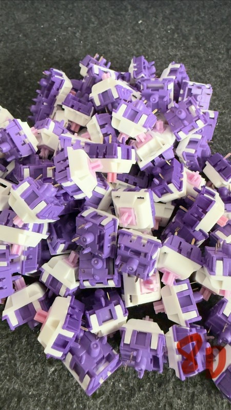 Keygeek Purple Dawn Linear Switches for Mechanical Gaming Keyboard