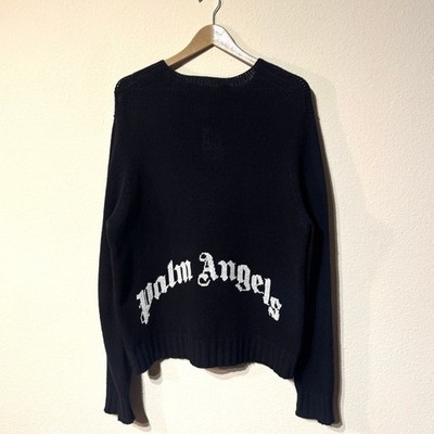 Palm Angels Curved Logo Knit Sweater W Original Tags Sz XS / S