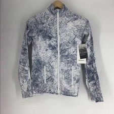 Lululemon Ebb to Train Women s Jacket Luna White Wash Size 4 NWT