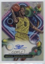 2023-24 Topps Cosmic Chrome Auto 48/75 Brice Sensabaugh #CCAV-BS Auto 5i3