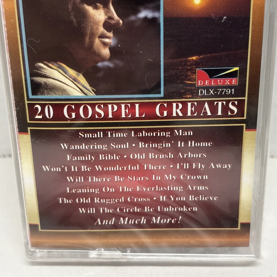 George Jones 20 Gospel Greats Music Album Cassette DLX-7791 Sealed - Image 2 of 4