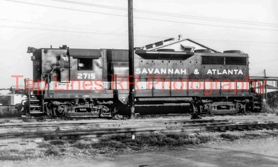 Savannah & Atlanta 2715 A GP35 (Southern) Savannah GA circa 1968 New 5x8 Photo