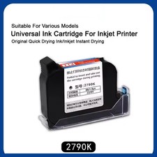 12.7mm TIJ Solvent Ink Cartridge Oil-Based Fast Dry for Handheld Inkjet Printer