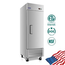 27" W Commercial Freezer Professional Single Door with Efficient Fan Cooling