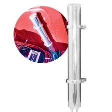 Zirgo Universal Polished Aluminum Radiator Coolant Overflow Tank 17 Heavy-duty