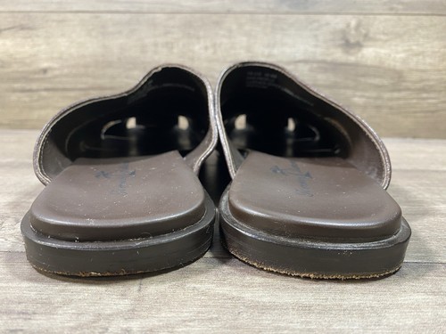Tommy Bahama San Angelo Mules Clogs Shoes Brown Sandals Casual Mens Size 9 - Picture 11 of 14
