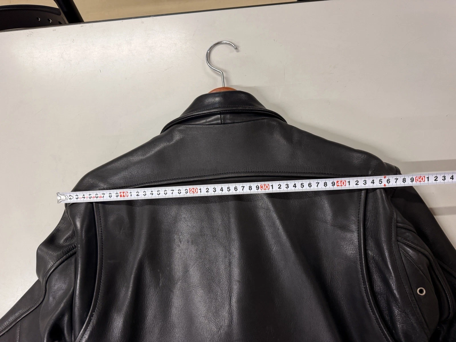 KADOYA Leather Double Riders Motorcycle Jacket Black Made in Japan Size L - product detail image 7