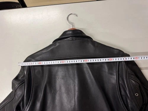 KADOYA  Leather Double Riders Motorcycle Jacket Black Made in Japan Size L image 7