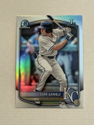 2025 Bowman Draft #BDC-178 Sean Gamble Chrome Refractor