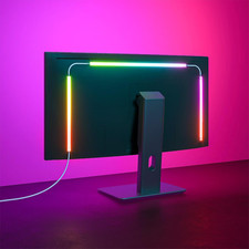 Monitor LED Backlights, RGB Screen Desk Light PC, Computer Light Bar behind Moni