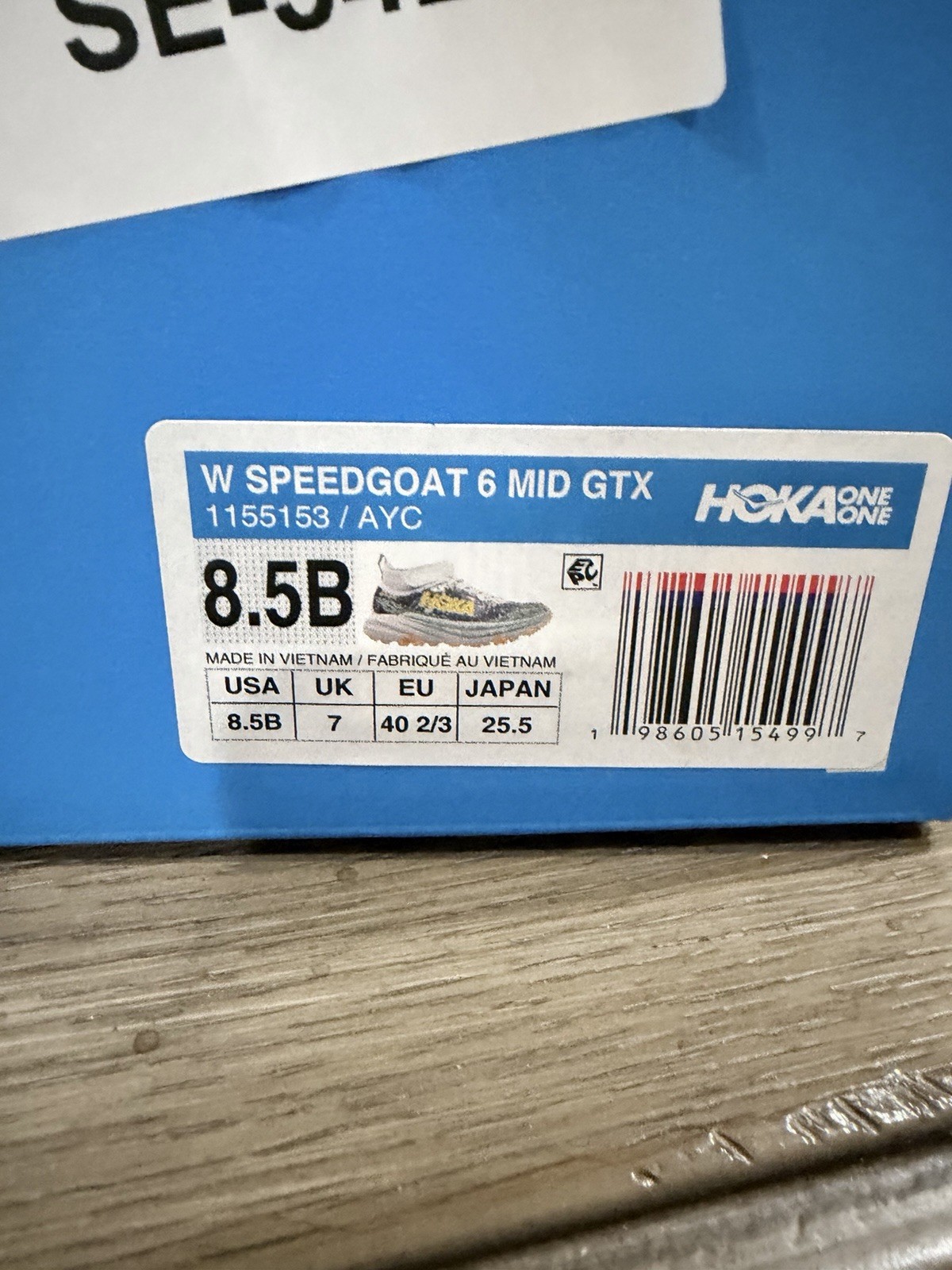 Hoka Speedgoat 6 Mid GTX Women’s 8.5 Ash Charcoal Grey New Authentic 🔥 thumbnail 17