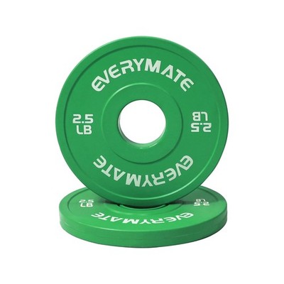 Change Weight Plates 2.5LB Fractional Plate Olympic Bumper Plates for Cross T...
