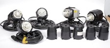 Lot of 5 Bowens Calumet traveller Plus flash heads with covers 3269