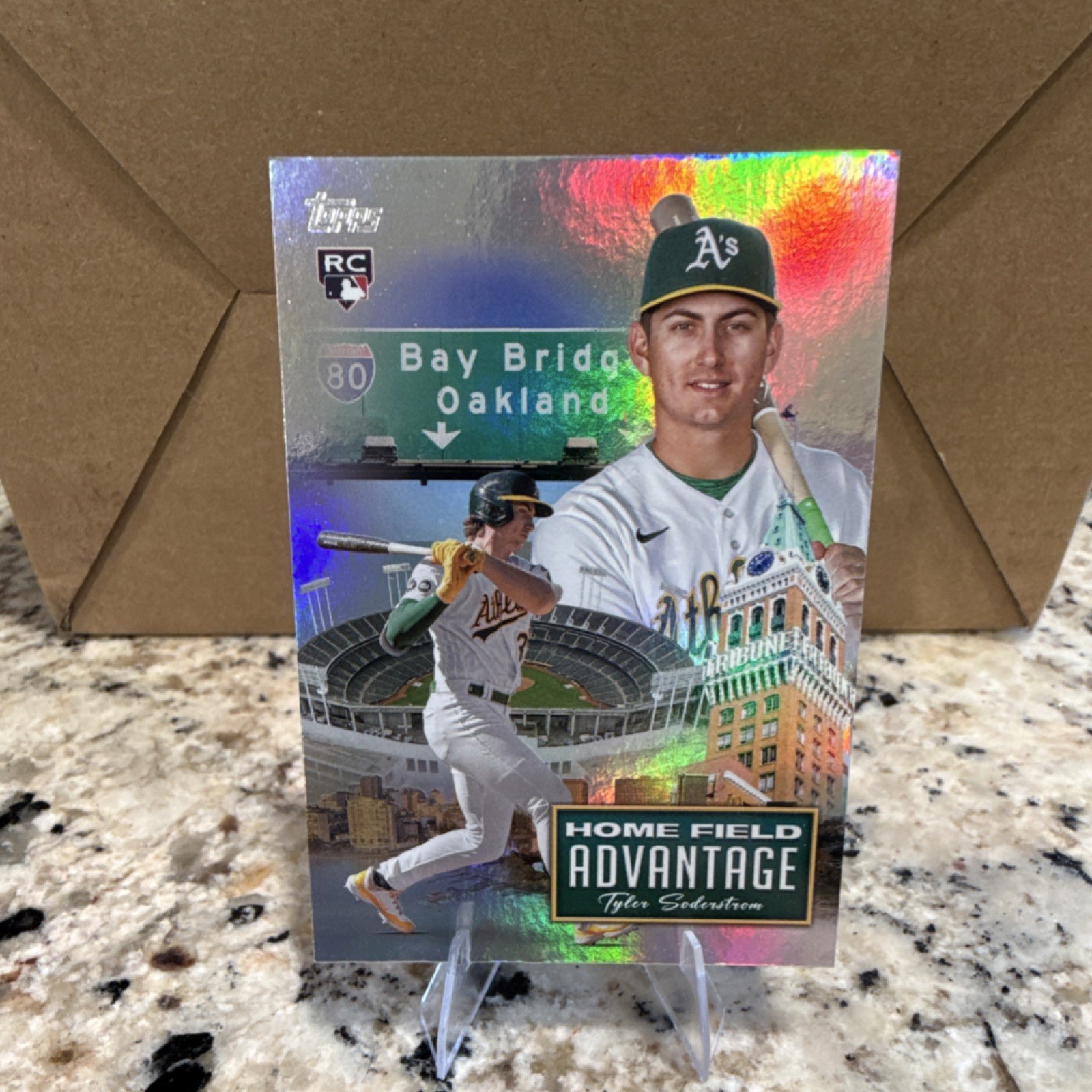 2024 Topps Series 2 Home Field Advantage Rookie Tyler Soderstrom #HFA-18 Athlet…