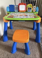 VTech Explore Write Activity Desk with Stool, Interactive Alphabet